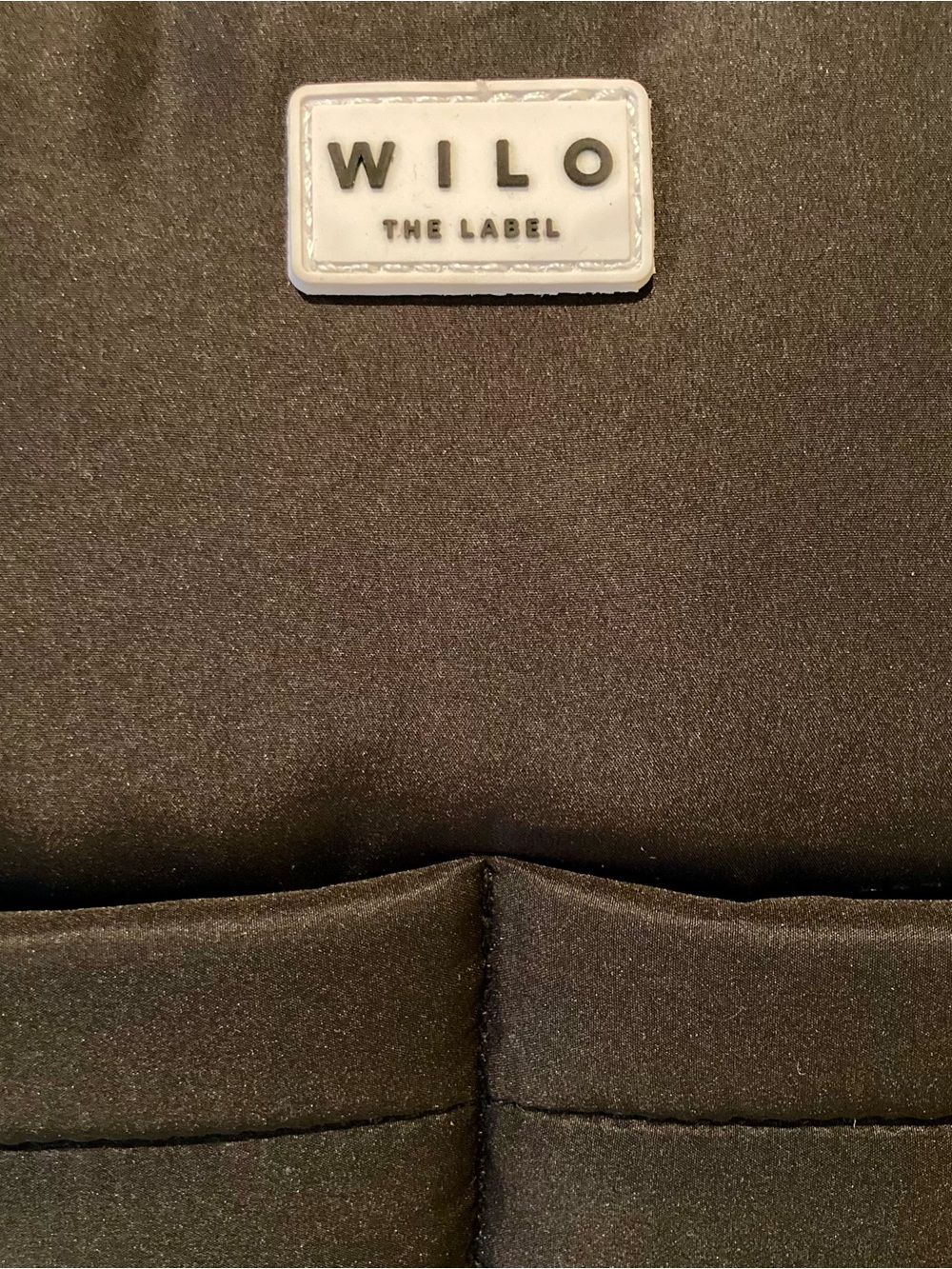 NWOT Wilo the Label Black Weekender Bag - Picture 5 of 12